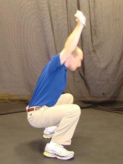 Overhead Deep Squat Down 